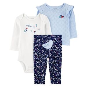 Carter's Baby Outfit Set - Blue and White